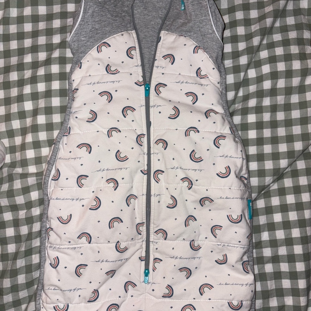 Love to Dream Sleep Sack with Rainbow Print